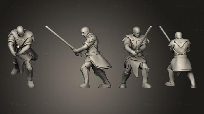 Military figurines (Xmas Advent Eternal Twin Arkaine, STKW_15192) 3D models for cnc