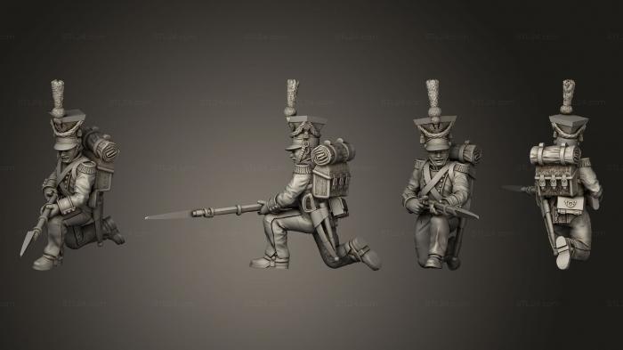 Military figurines (XW Cantiniere 09, STKW_15217) 3D models for cnc