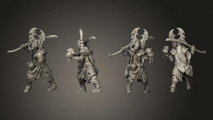 Military figurines (Yeberon the Kingslayer, STKW_15254) 3D models for cnc