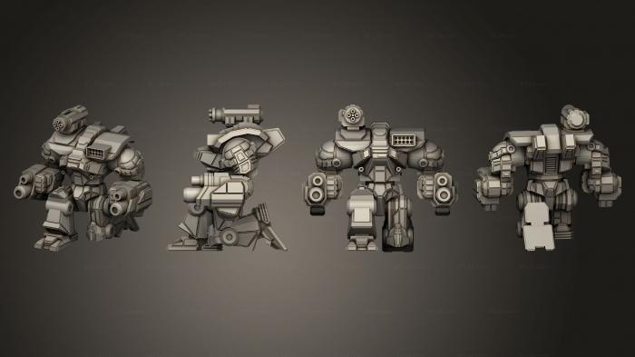 Military figurines (Ymir kneel, STKW_15260) 3D models for cnc