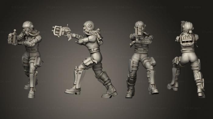 Military figurines (Zasha, STKW_15300) 3D models for cnc