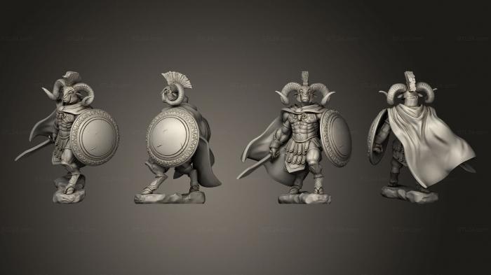 Military figurines (Zodiac War Aries, STKW_15321) 3D models for cnc