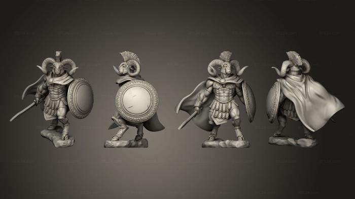 Military figurines (Zodiac War Ariesmm 30, STKW_15322) 3D models for cnc