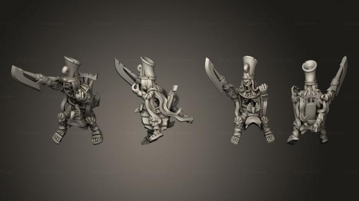 Military figurines (Zombie Dragon rider 01, STKW_15335) 3D models for cnc