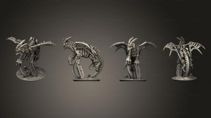 Military figurines (Zombie Dragon Unsupport, STKW_15337) 3D models for cnc