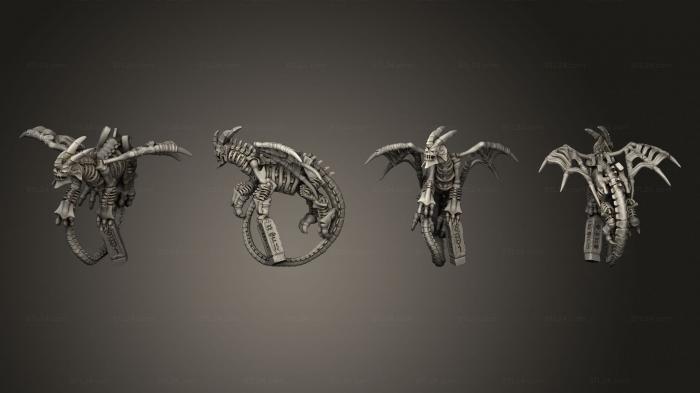 Military figurines (Zombie Dragon, STKW_15338) 3D models for cnc