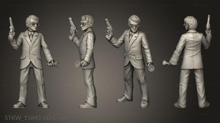 Military figurines (Cthulhu, STKW_15843) 3D models for cnc