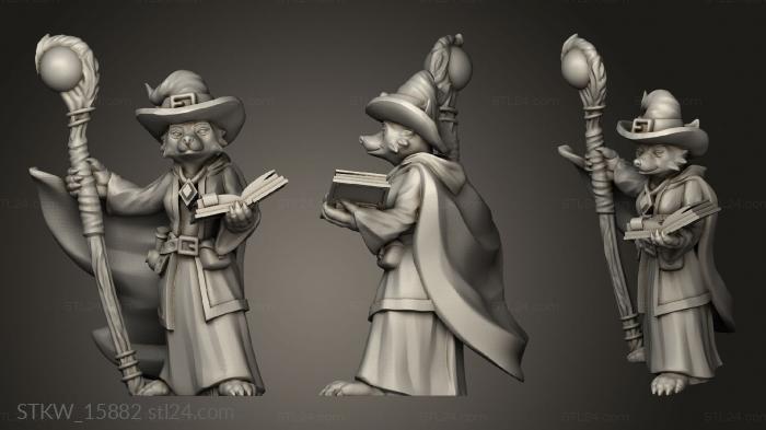 Military figurines (Fox Mage, STKW_15882) 3D models for cnc