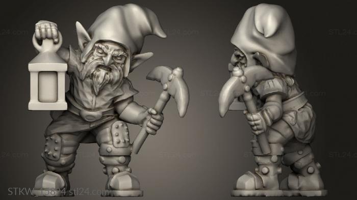 Military figurines (Evil Gnome, STKW_15894) 3D models for cnc