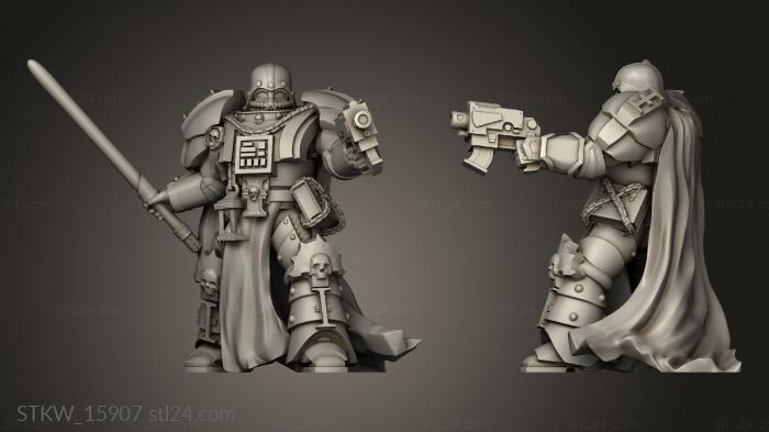 Military figurines (Lord Inquisitor Vader protector imperium, STKW_15907) 3D models for cnc