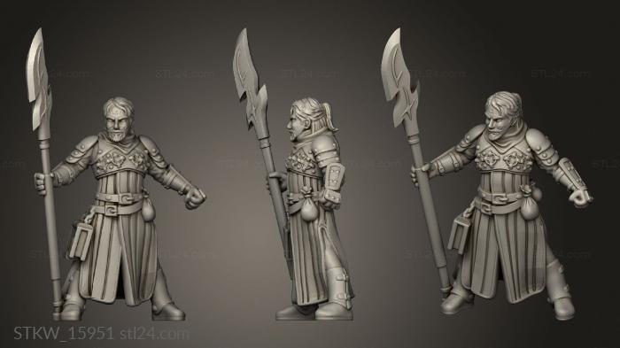 Military figurines (Monster Hunter, STKW_15951) 3D models for cnc