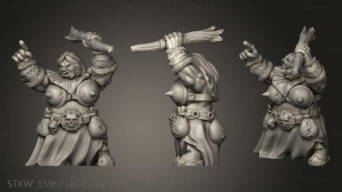 Military figurines (Ogre Matriarch, STKW_15967) 3D models for cnc