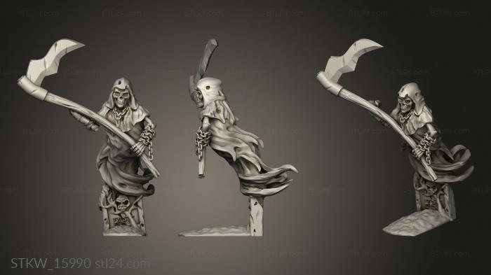 Military figurines (Scythe Ghost, STKW_15990) 3D models for cnc