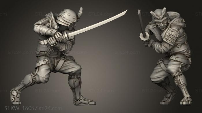 Military figurines (One Giichi, STKW_16057) 3D models for cnc