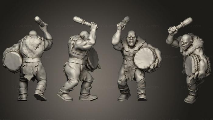 Military figurines (Orc Drummer, STKW_1606) 3D models for cnc
