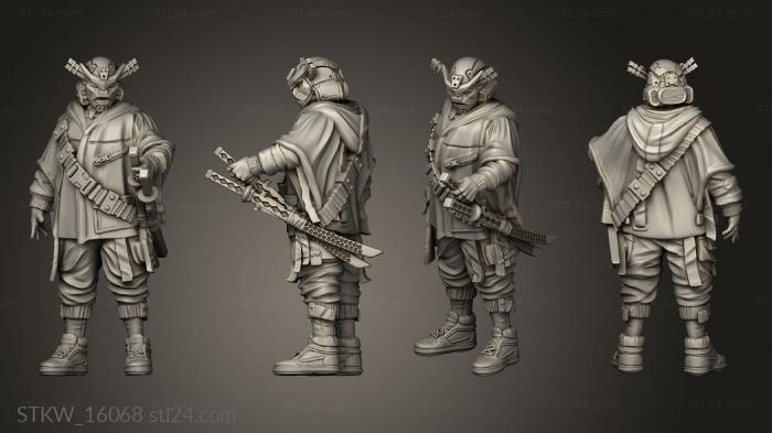 Military figurines (One Kuma, STKW_16068) 3D models for cnc