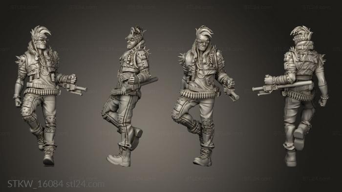 Military figurines (One Pistorious, STKW_16084) 3D models for cnc