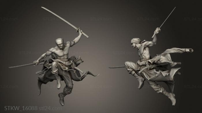 Military figurines (One ZORO, STKW_16088) 3D models for cnc