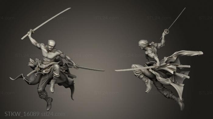 Military figurines (One ZORO, STKW_16089) 3D models for cnc