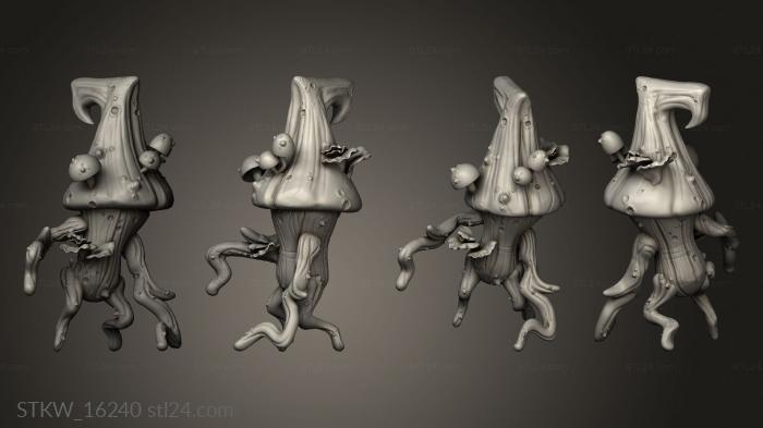 Military figurines (Fungus Dryad, STKW_16240) 3D models for cnc