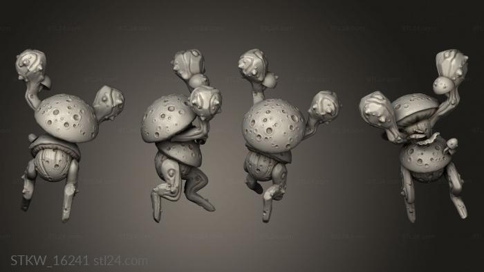 Military figurines (Fungus Dryad, STKW_16241) 3D models for cnc