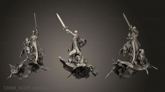 Military figurines (Vampires Lord Vampire, STKW_16370) 3D models for cnc