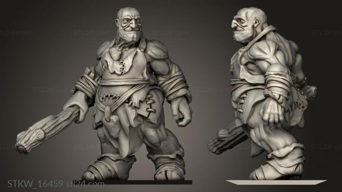 Military figurines (orc Giant, STKW_16459) 3D models for cnc