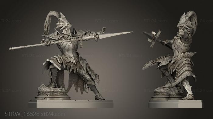 Military figurines (ornstein dark souls bot, STKW_16528) 3D models for cnc