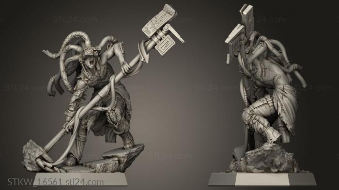 Military figurines (Crisis Berzerker, STKW_16561) 3D models for cnc