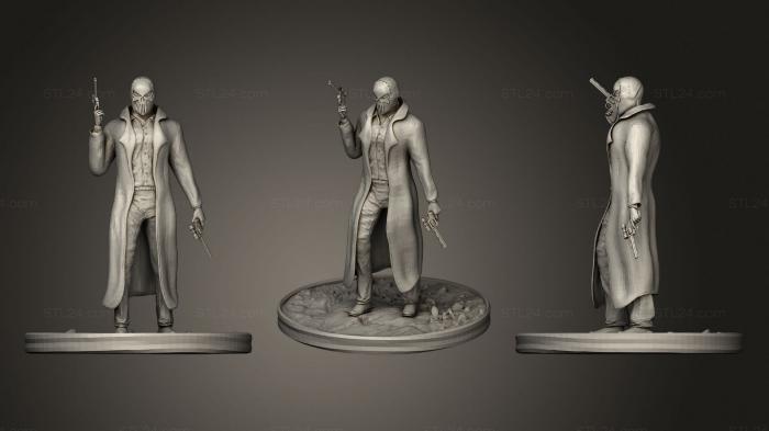 Military figurines (Punisher Noir, STKW_1680) 3D models for cnc