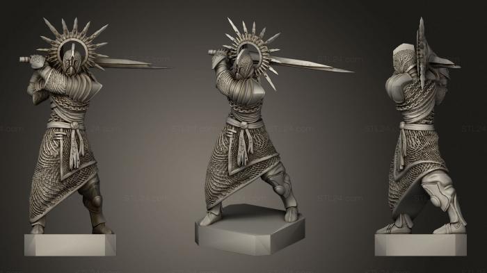 Military figurines (Pyre Revenant, STKW_1683) 3D models for cnc