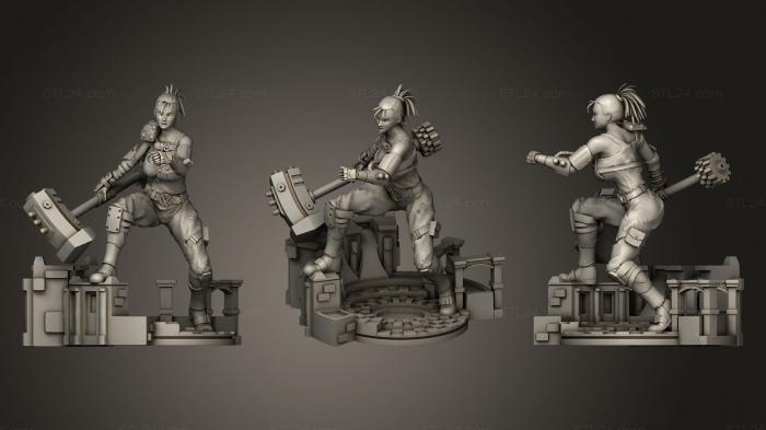Military figurines (Rahdlen Battle Ready, STKW_1695) 3D models for cnc
