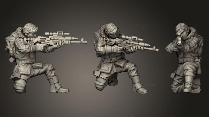 Military figurines (Rebeldes Andor (1), STKW_1713) 3D models for cnc