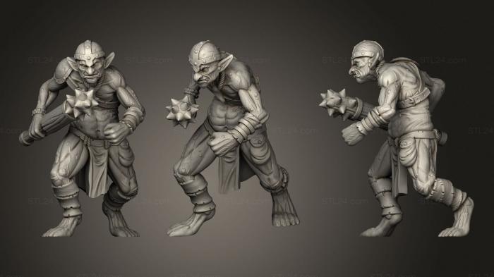 Military figurines (Regular goblin 2, STKW_1723) 3D models for cnc