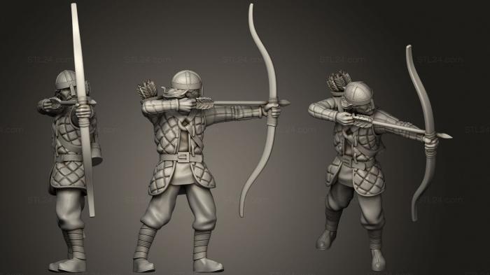 Military figurines (Ridermercia Archer, STKW_1736) 3D models for cnc