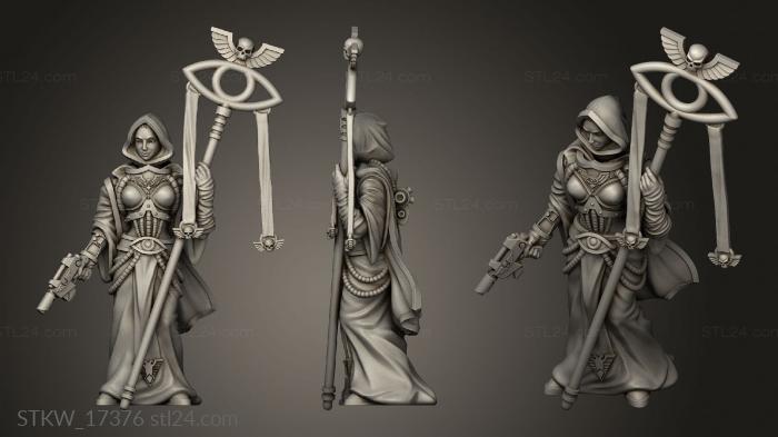 Military figurines (Psyker, STKW_17376) 3D models for cnc