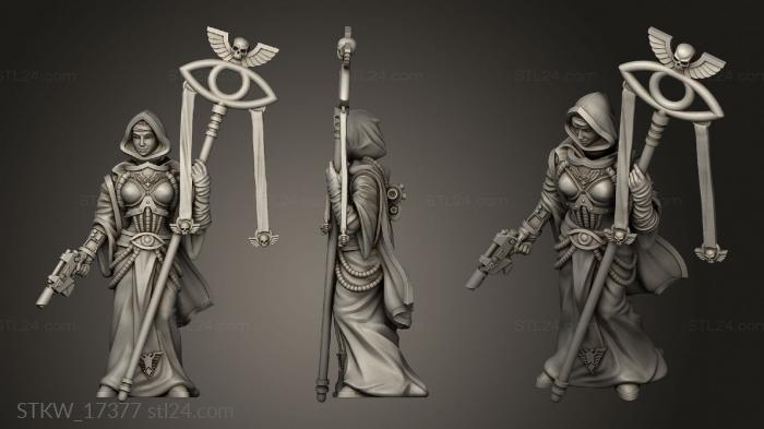 Military figurines (Psyker, STKW_17377) 3D models for cnc