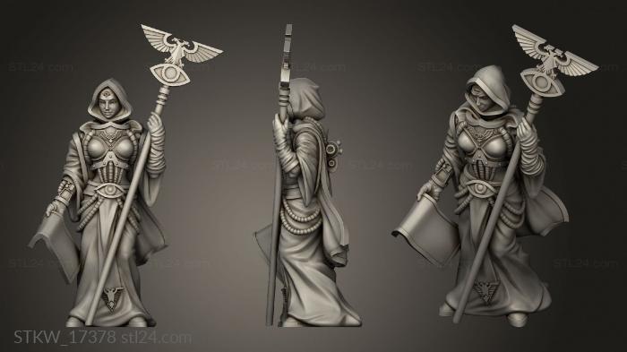 Military figurines (Psyker, STKW_17378) 3D models for cnc