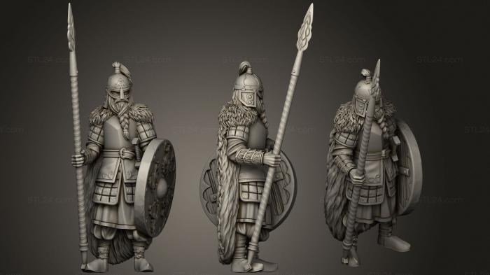 Military figurines (Ridermercia Earl x27 s Guard, STKW_1738) 3D models for cnc