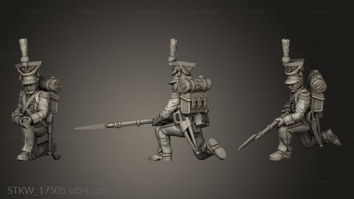 Military figurines (Cantiniere, STKW_17505) 3D models for cnc