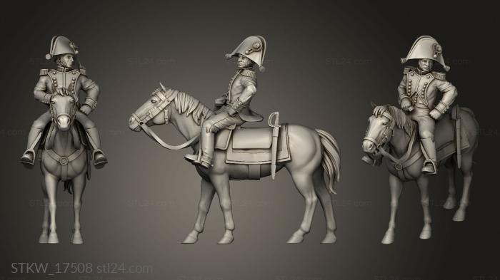 Military figurines (Cantiniere, STKW_17508) 3D models for cnc