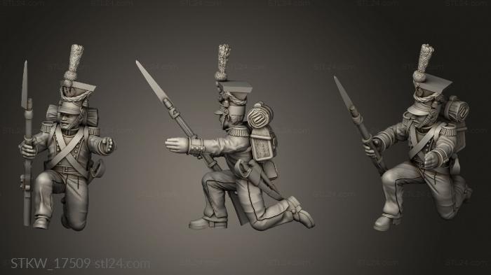 Military figurines (Cantiniere, STKW_17509) 3D models for cnc