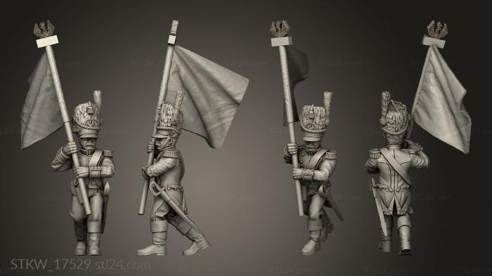 Military figurines (GRENADIERS Command Grnd, STKW_17529) 3D models for cnc