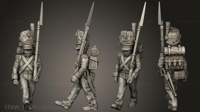 Military figurines (GRENADIERS Grenadier, STKW_17534) 3D models for cnc