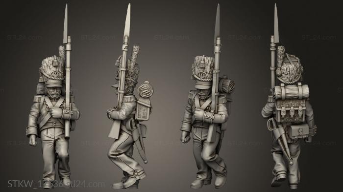 Military figurines (GRENADIERS Grenadier, STKW_17536) 3D models for cnc