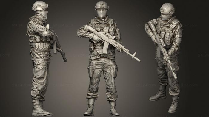 Статуэтки военные (Русский тактический шлем, STKW_1755) 3D модель для ЧПУ станка
