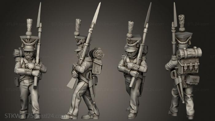 Military figurines (VOLTIGEURS Voltigeur, STKW_17560) 3D models for cnc