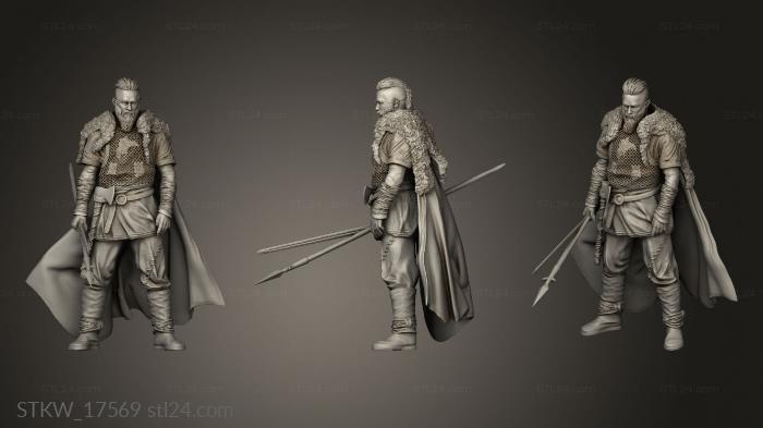 Military figurines (ragnar brazoder, STKW_17569) 3D models for cnc