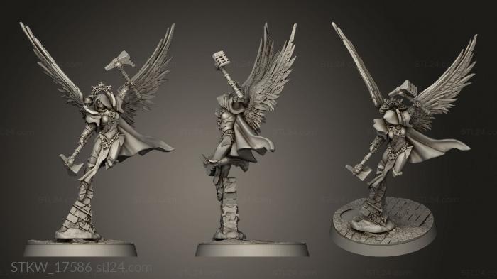 Military figurines (Troops Smite Angel, STKW_17586) 3D models for cnc