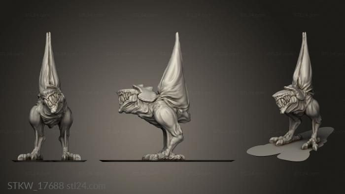 Military figurines (Abyssal Chicken, STKW_17688) 3D models for cnc